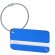 Identificador maletas Halux aluminio reciclado certificado GRS Azul