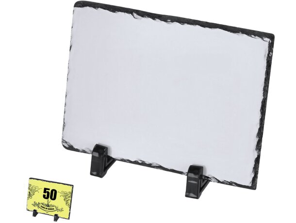 Placa de pizarra para sublimación Dirkal con soportes ABS detalle 1