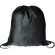 Mochila saco de gran capacidad con cuerdas personalizada negra