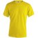 Camiseta Adulto Color "keya" Mc130 amarillo