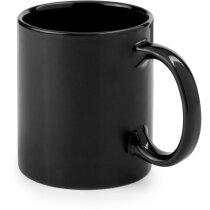 Taza de cerámica especial de desayuno de colores negra personalizado