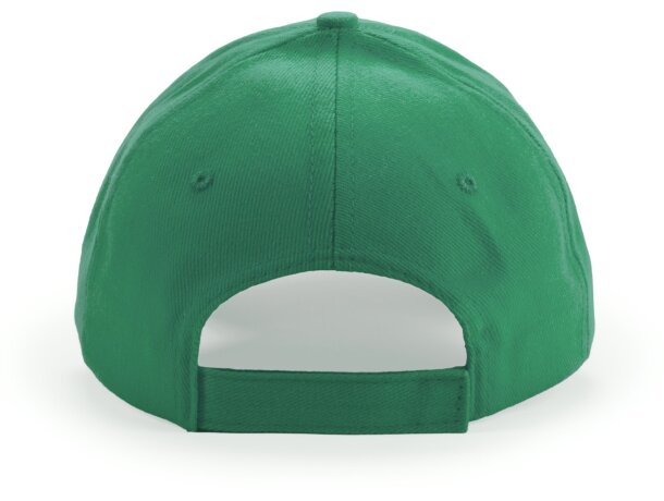 Gorra sencilla con visera curbada personalizada verde