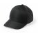 Gorra básica de algodón en 5 paneles negra grabada