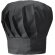 Gorro de poliester ajustable para cocinar personalizado negro