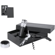 Set Noarek con sacacorchos y tapón bomba vacío