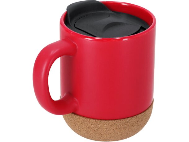 Taza térmica Shivak cerámica con base corcho 330ml detalle 2