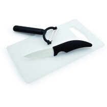 Set de cocina con tabla de cortar cuchillo y pelador personalizado Set de cocina con tabla de cortar cuchillo y pelador personalizado