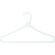 percha para ropa en colores translucidos personalizada blanca