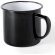 Taza metalica modelo Wilem de colores negro