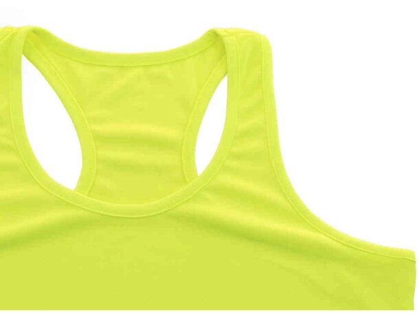 Camiseta técnica sin mangas unisex 135 gr con logo