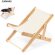 Silla mascotas Diny madera canvas plegable ajuste altura detalle 1