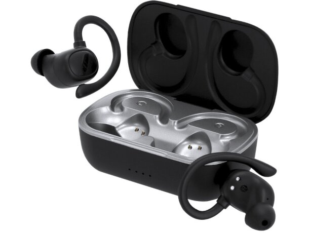 Auriculares Bluetooth Gumex con estuche de carga inalámbrica detalle 1