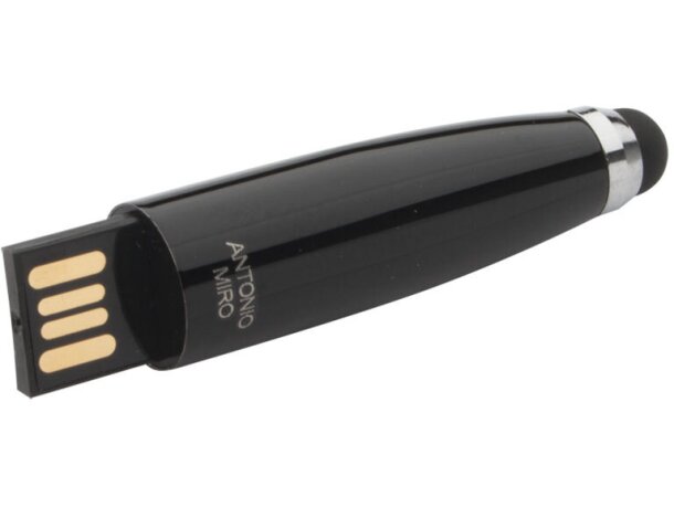 Bolígrafo USB 32GB para eventos y promociones corporativas Latrex barato negro