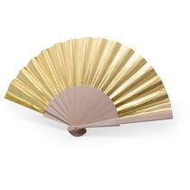 Abanico Mikar con tela brillante personalizada
