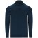 Sudadera técnica Brewer con interior brushed y media cremallera Marino