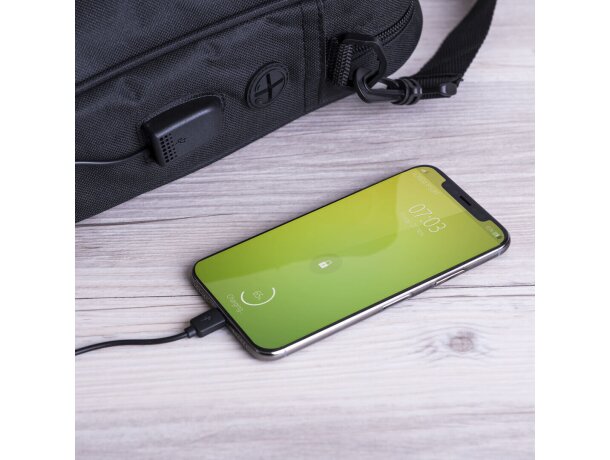 Maletín personalizado para portátiles Baldony resistente poliéster 600D