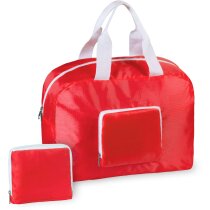 Bolsa de viaje o deporte plegable roja barato