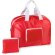 Bolsa de viaje o deporte plegable roja barato