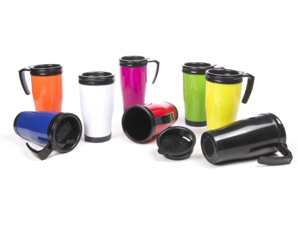 taza con tapa personalizada