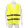 Chaleco Kross reflectante unisex en amarillo