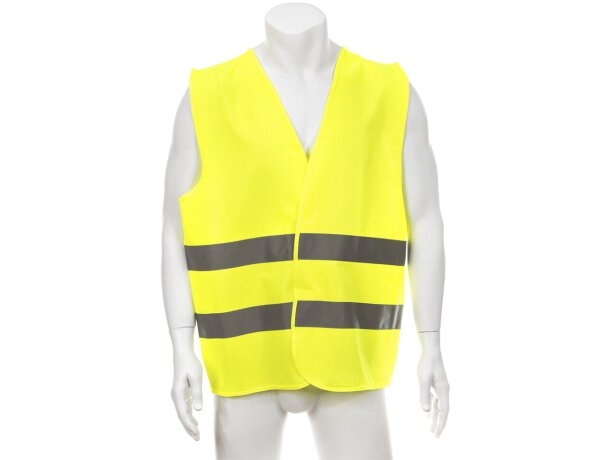 Chaleco Kross reflectante unisex en amarillo