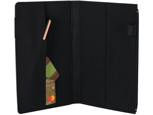 Bloc notas con funda Katz RPET reciclado y bolsillo detalle 5