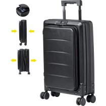 Trolley plegable Dopkin negro con cierre TSA