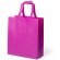 Bolsa Fimel de no tejido laminado fucsia