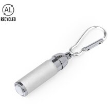 Llavero con linterna personalizado LED con mosquetón