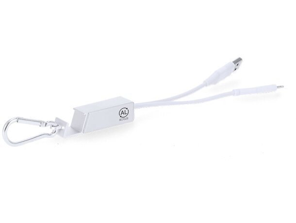 Puerto USB cargador Leony aluminio reciclado certificado GRS detalle 2