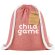 Mochila de cuerdas algodón reciclado 120 g/m2 detalle 2
