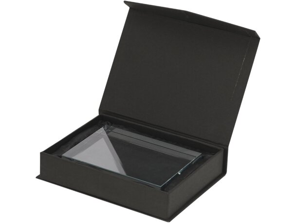 Placa de cristal Checken con grabado láser personalizado detalle 3