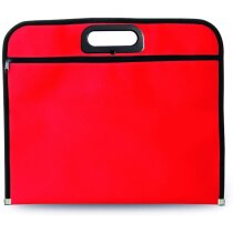 Portadocumentos Con Asa Integrada Varios Modelos Personalizado Rojo