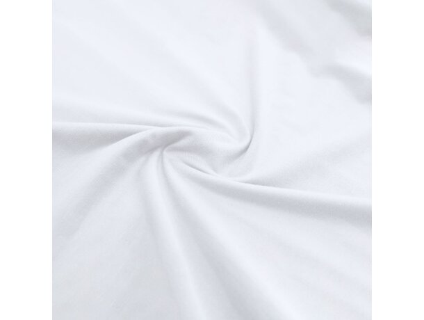 Camiseta adulta blanca Stiles algodón ring spun 170g detalle 5