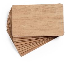 Tarjetas visita madera natural veteado único