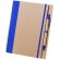 Libreta De Cartón Reciclado Para Bodas Tunel azul
