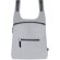 Mochila plegable Cladox de poliéster reciclado con reflectantes Gris