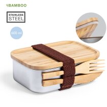 Fiambrera Sariul personalizadas acero bambú