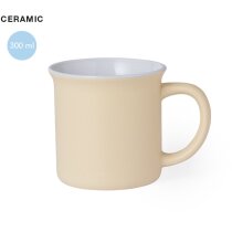 Taza cerámica acabado mate merchandising Hilman