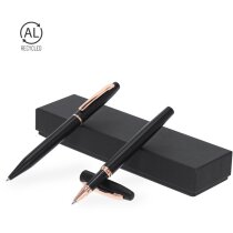 Set Mobex bolígrafo y roller aluminio reciclado