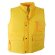 Chaleco de trabajo multibolsillos personalizado amarillo