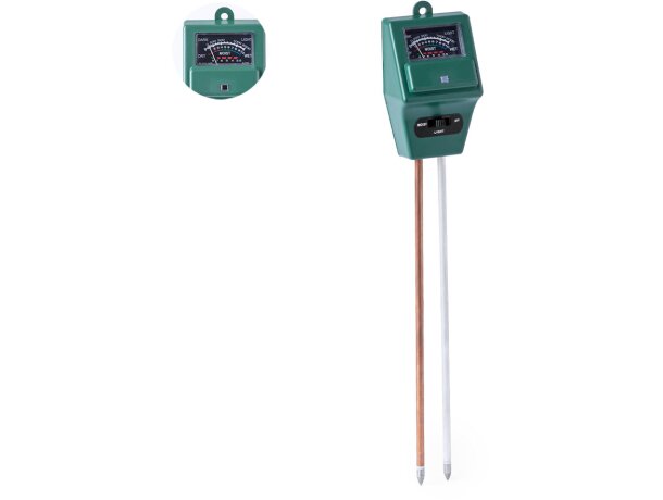 Combitester Pyrom medidor suelo 3 en 1 pH humedad luz detalle 1