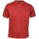 Camiseta tallas de adulto deportiva 135 gr personalizada roja
