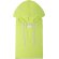 camiseta especial con capucha personalizada amarillo fluorescente