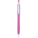 Bolígrafo en color liso y con clip fucsia merchandising
