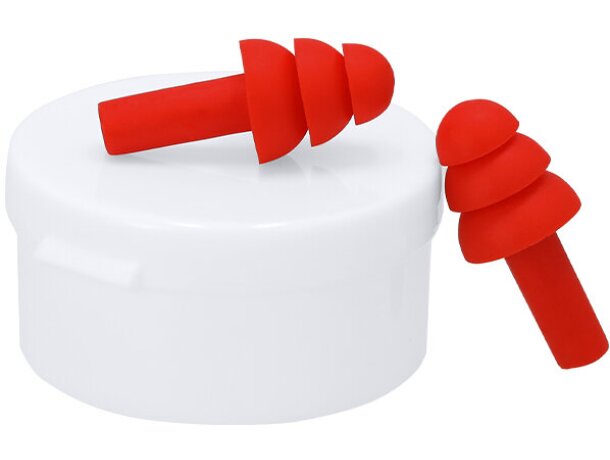 Tapones de silicona Dedly con estuche para viaje y descanso detalle 1