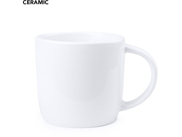 Taza Tarbox de cerámica lisa 380 ml barata