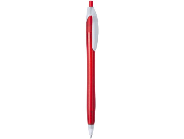 Bolígrafo en color liso y con clip personalizado