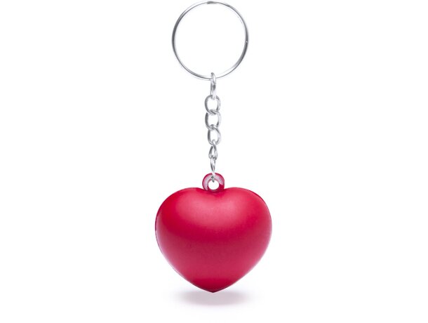 Llavero antiestrés con forma de corazón personalizado