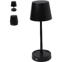Lámpara escritorio recargable Kirsten negra